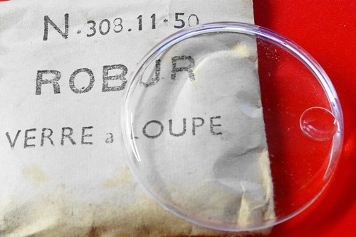 Verre pour montre loupe - pour,