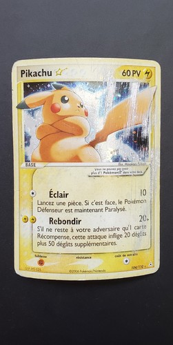 Carte pokémon pikachu - pokémon,