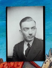 PHOTO WW2 IDENTITÉ PHOTOMATON OFFICIER ALLEMAND MARIN KRIEGSMARINE LIEUTENANT !