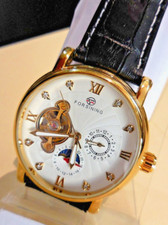 Mtr FORSINING AUTOMATIQUE TOURBILLON SPIRALE VERTICAL,PHASE LUNE,TBEG/FONCTIONS