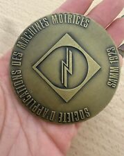 Médaille D’applications Des Machines Motrices Samm 1923 140,78 Grammes