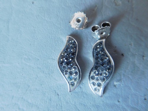 Boucle oreille goutte ruban - boucle, d'oreille