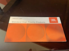 JBL PRICE LIST OF 60 PIECES /