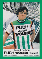 CYCLISME repro PHOTO cycliste GERARD KERBRAT équipe PUCH WOLBER Campagnolo