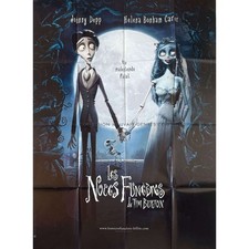 CORPSE BRIDE French Movie Poster Adv. - 47x63 in. - 2005 - Tim Burton, Johnny De