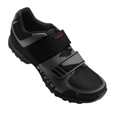 CHAUSSURE GRAVEL - VTT GIRO BERM K257 NOIR-GRIS FONCE T41 FIXATION DOUBLE