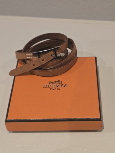 Hermes hapi leather bracelet - hermes,