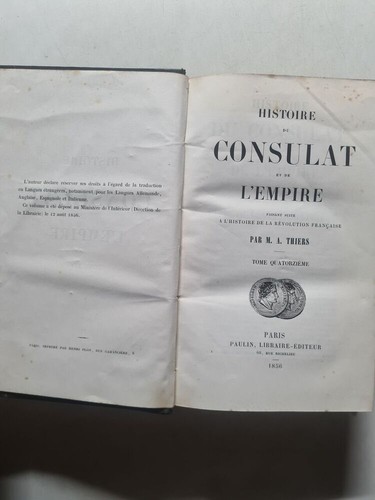 Histoire consulat de - histoire, et