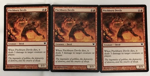 Mtg magic pitchburn devils - 3x,