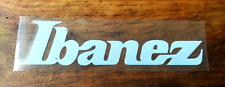 sticker autocollant IBANEZ blanc / white