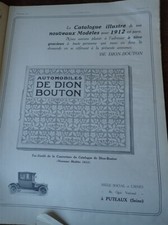 DE DION BOUTON catalogue