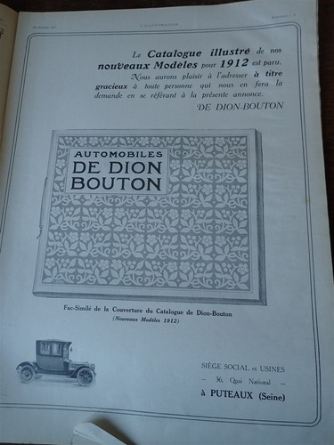 Dion bouton catalogue - de,