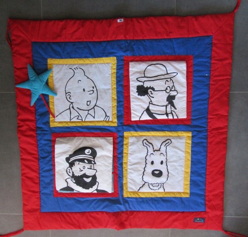 Tintin herge beau tapis - tintin, sol