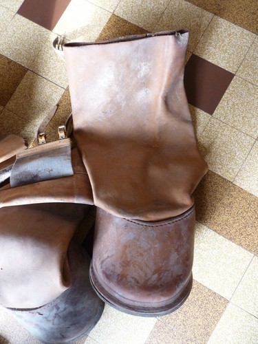 Bottes chevaux cuir - (,