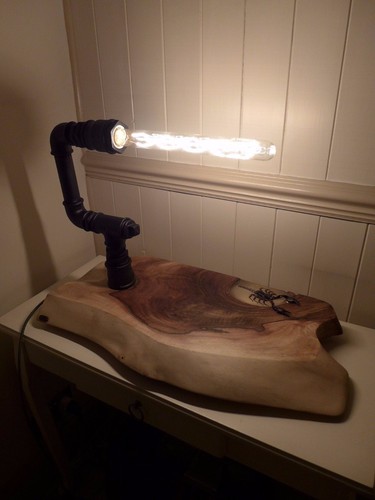 Lampe art pipe - , steampunk