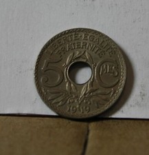 Monnaie france 5 centimes 1919 lindauer grand module
