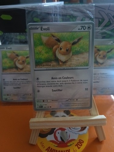 Carte pokémon evoli 133 165 - carte,