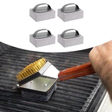 Lot de 4 blocs nettoyants réutilisables pour barbecue, piscines,
