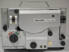 Projecteur Bauer T2 Super 8Mm - Non Testé, S'allume/Éteint, Signes D'utilisation