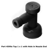 Lego 2x 4599a Black Tap 1 x 1