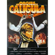 LES ORGIES DE CALIGULA Affiche de film  - 40x54 cm. - 1984 - Robert Gligorov, Lo