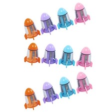  12 Pcs Aiguiseur De Fusée Enfant Préscolaire Taille-crayon Portatif