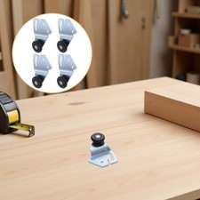 2 jeux de quincaillerie pour porte de placard coulissante - Kit de roulettes