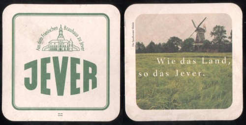 Old beer mat - jever, series