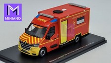 RENAULT MASTER 2019 TIB VSAV SDIS EURE ET LOIR REF. 0116 ALERTE 1/43ème