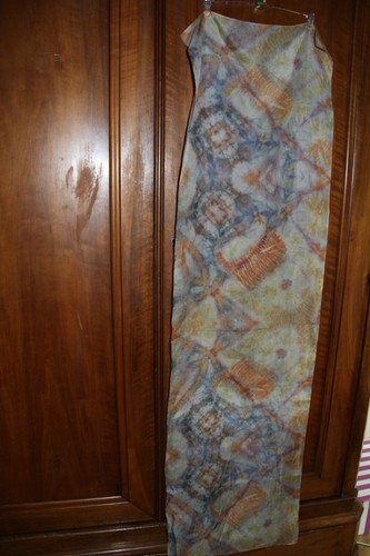Foulard soie naturelle peint - naturelle,