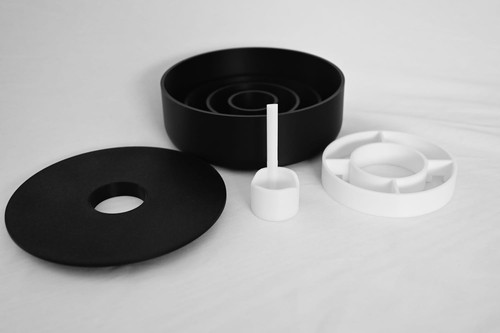 Brine shrimp hatchery dish - brine,
