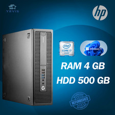 PC DE BUREAU HP 800G2 SFF INTEL I5 RAM 4 Go HDD 500 Go WIN 11 PRO RECONDITIONNÉ
