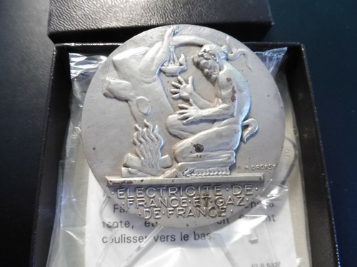 Médaille edf gaz de - ,
