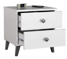 Table chevet blanche - chevet, bdw