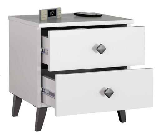Table chevet blanche - de,