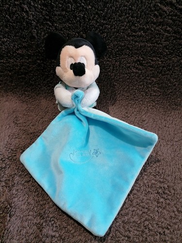 Doudou mouchoir mickey - mickey, noir