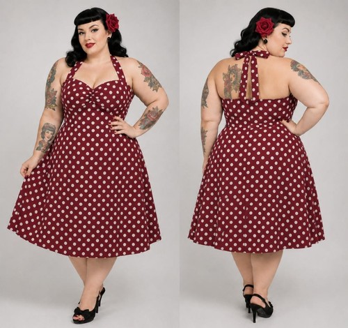 Robe vintagede années 1950 - vintagede,