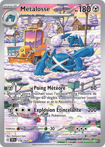 Carte pokémon métalosse - carte,