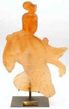 RARE DAUM PATE DE VERRE GLASS