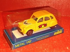 CITROEN 2 CV jaune 1/43 SOLIDO