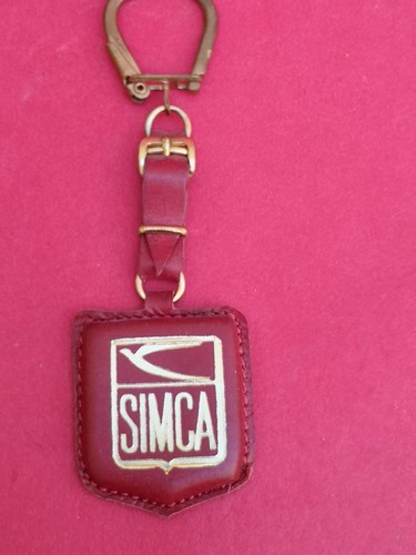 Porte clé simca cuir - ,