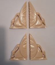 ART DECO Cygnes cadre porte