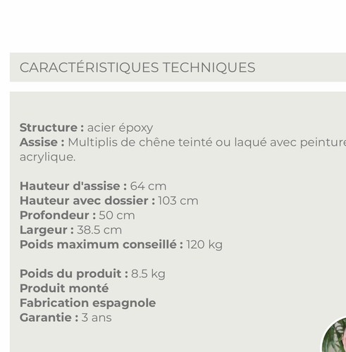 Tabouret bar chez 4 - bar,