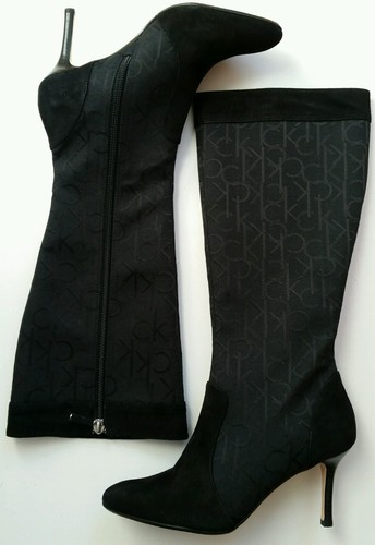 Calvin klein bottes daim - klein,