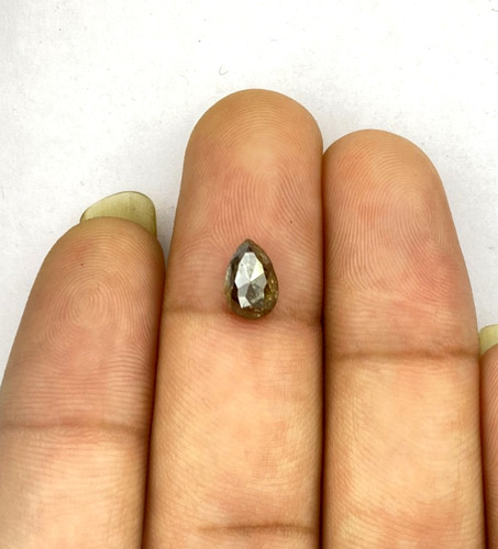 Diamant naturel ct - naturel, gris