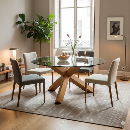 Table cassina rotonda - table,