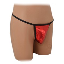 Micro string homme - , métallique