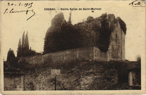 Cpa cognac vieille eglise - cpa,