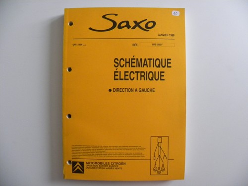 Manuel atelier citroen saxo - d'atelier,