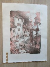 Gravure Marc Dautry " Céline "   1977